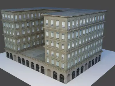Building Low-poly 3D model