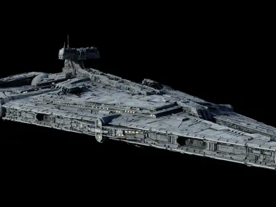 Imperial Light Cruiser  - Star Wars 3D model