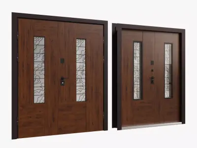 Entrance door King Size 3D model