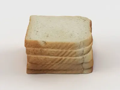 Toast 001 3D model