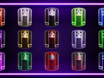 Unique Sci-Fi Material Generator Texture