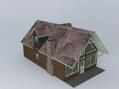 Vacation Cabin Free 3D model