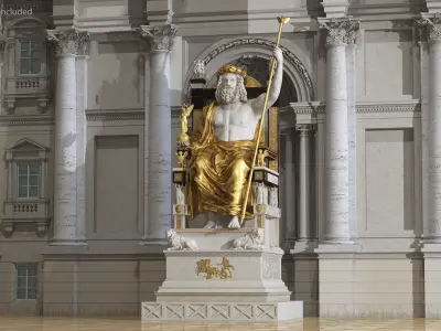  Statue of Zeus at Olympia 