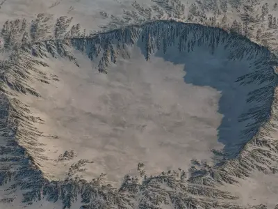 Crater 001 3D model