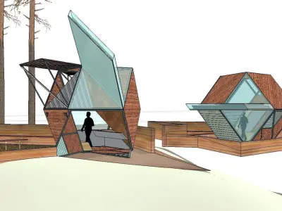 Creative Design-Holiday Cabin-050 3D model purchase
