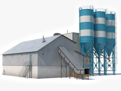  5 Industrial Buildings Collection 