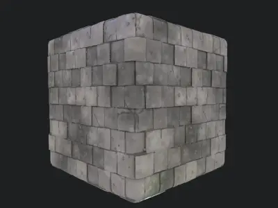 Stylized Floor Tiles Material 01 Texture