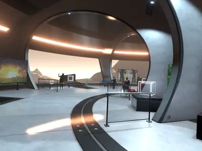 3D Showroom Level Kit Vol 24 Low-poly 3D model