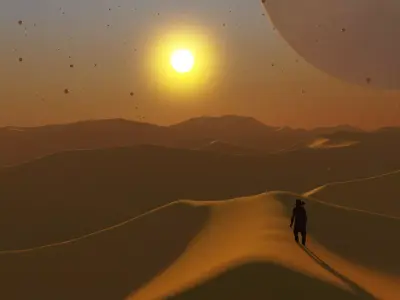 Desert Landscape 3D model