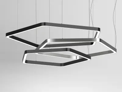 Pentagon Hanging Lamp by Forstlight 3D model