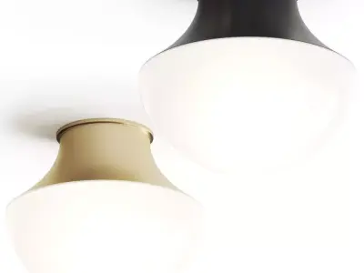 Lulu and Georgia Randi Flush Mount Ceiling Lamp 3D model