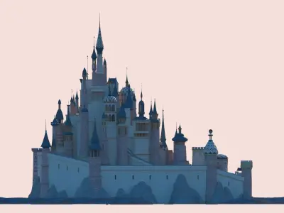 Chinese castle 3D model