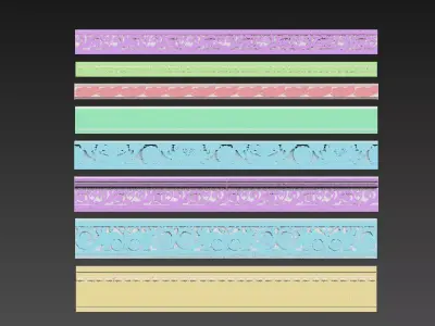 plaster moulding 3D model