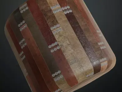 Imperial Green Lacquered Wood Inlay PBR Seamless Texture