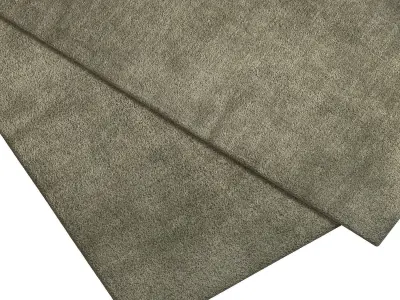 Carpet set 3103 - Wool Green Rug - 4k 3D model