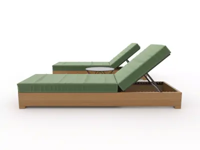 Sun Lounger 27 3D model