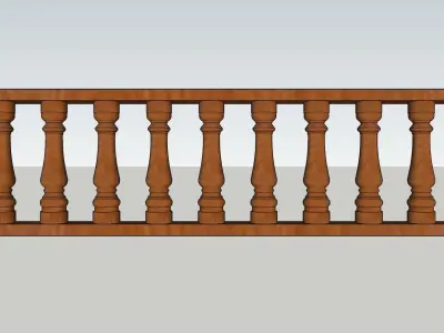 Baluster 3D Model Download 3D model Sketchup 3D model 3D model