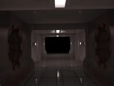 corridor 3D model