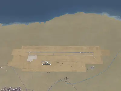 Jizan - New Jazan Airport Low-poly 3D model