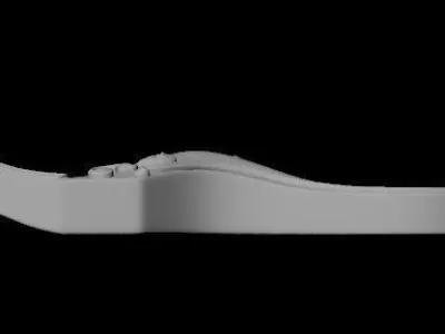 leg High quality 3d models for processing on a cnc machine 3D model