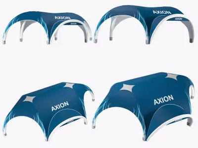 Tents Hexa inflatable no walls Axion 3D model
