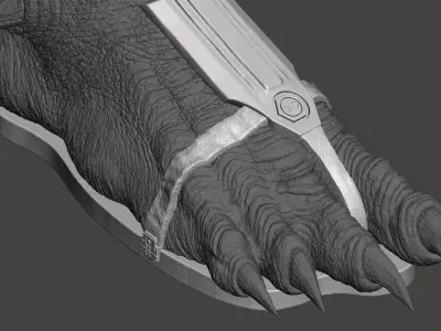 Predator 1987 Jungle Hunter - Reconstructed - Shoes - Sandals   3D print model