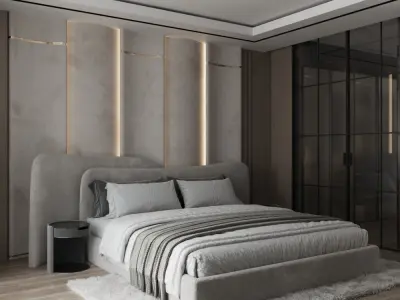 BEDROOM 01 3D model purchase