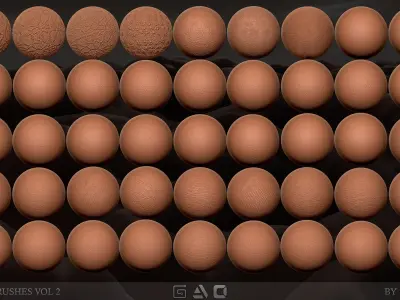 4K Brushes Skin Seamless and Tileable Texture