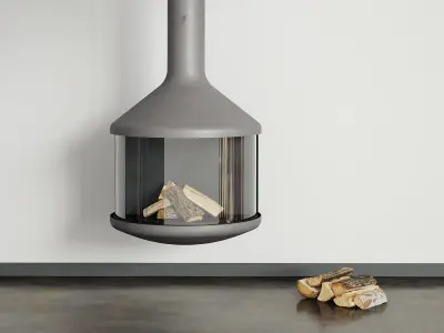 Hubfocus Fireplace 3D model
