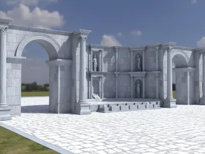 Roman Ancient City 3D model