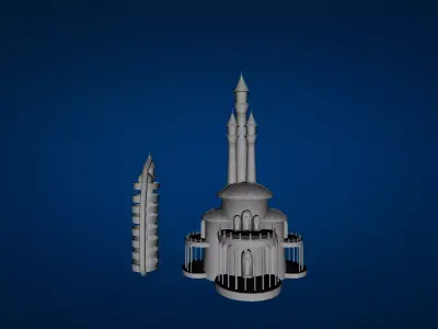 Fantasy castle 3D model purchase