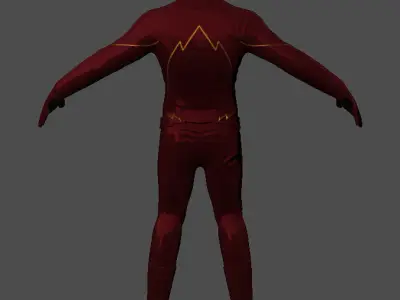 The Flash 3D model