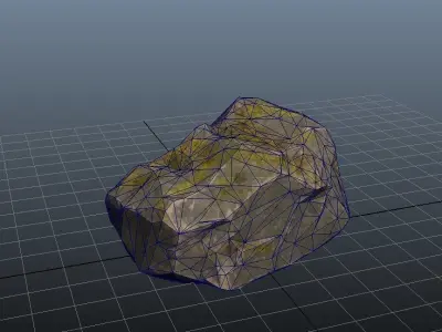rock 01 3D model