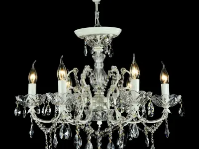 Chandelier Royal Classic Sevilla DIA004-06-WG Maytoni Classic Free 3D model