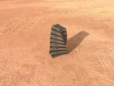 Post Apocalyptic building 2 3D model