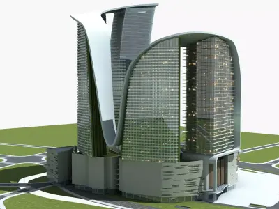 Cityscape 14 3D model