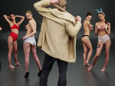 Kanistra People Asset Library Complete Pack 3D model