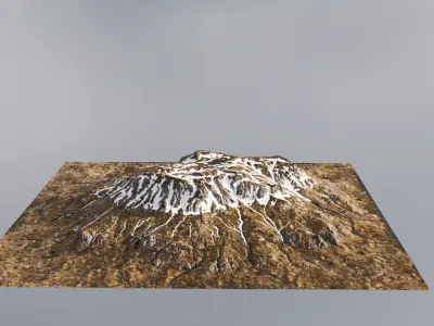 Nordic Mountain 3D model