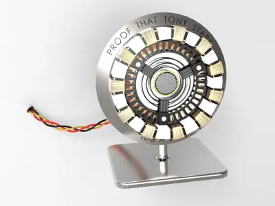 Iron Man Arc Reactor Mark I Free 3D model