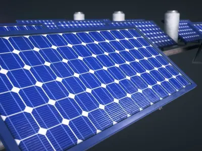 Mars Kitbash - Solar Systems Low-poly 3D model