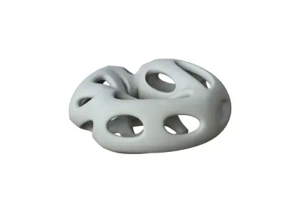 SciFi Cube Object No 65948 Low Poly Shape Low-poly 3D model
