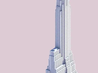 70 Pine St 3D print model