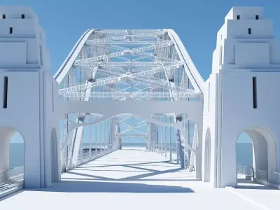 Harbour Bridge 3D Model 3D model