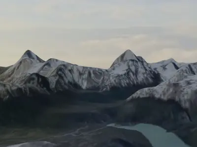 Torres Del Plains Patagonia 3D model