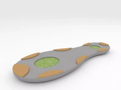 Bench Park 4 3D model