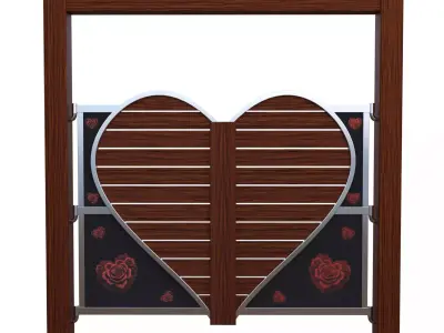 Rustic Gates Colection 3D Model Pack