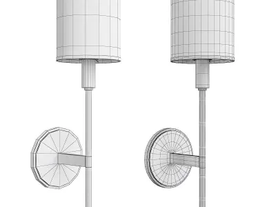 Aberdeen Sconce Low-poly 3D model