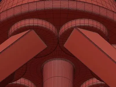 Elevate Collection 7 Chandelier 3D model