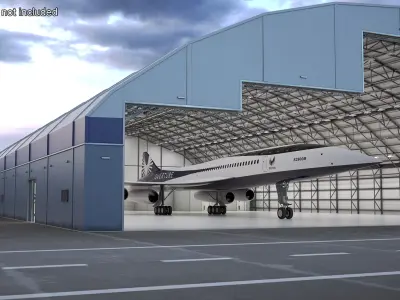  Overture Supersonic Jet Aircraft 