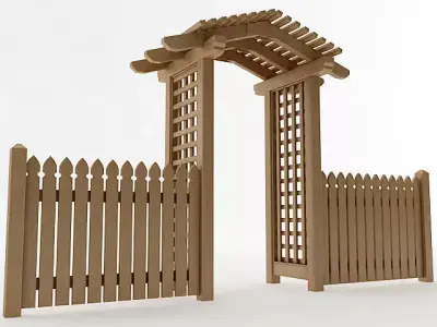 Arbor Trellis Style 4 3D model